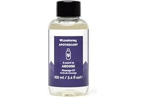 Lovehoney Apothecary Arouse Massage Oil 100ml - Sensual Oil for Couples - Relaxing Body Massaging Serum with Rose, Jasmine & 