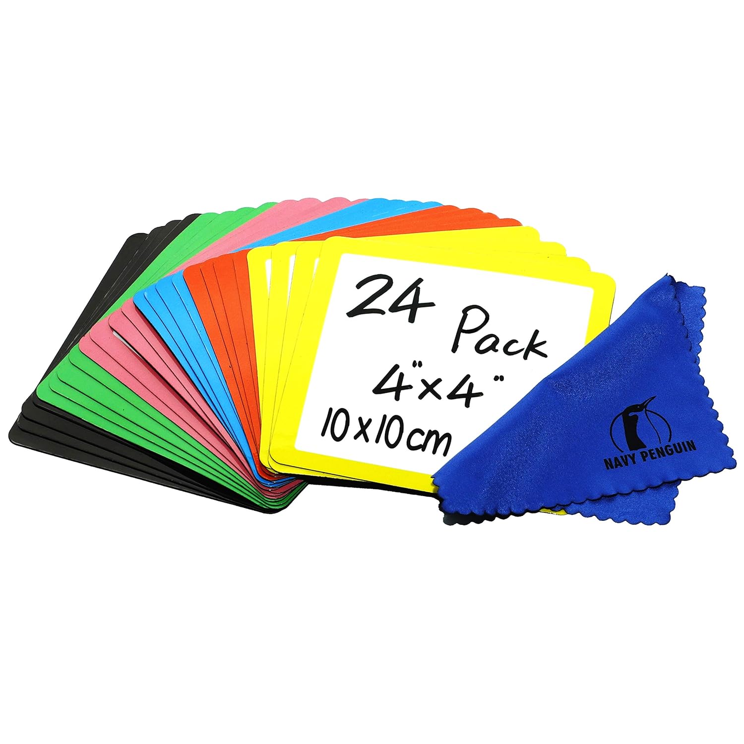 Iman Pizarra para Nevera - Pack 24 - 10x10cm Etiquetas Notas ...