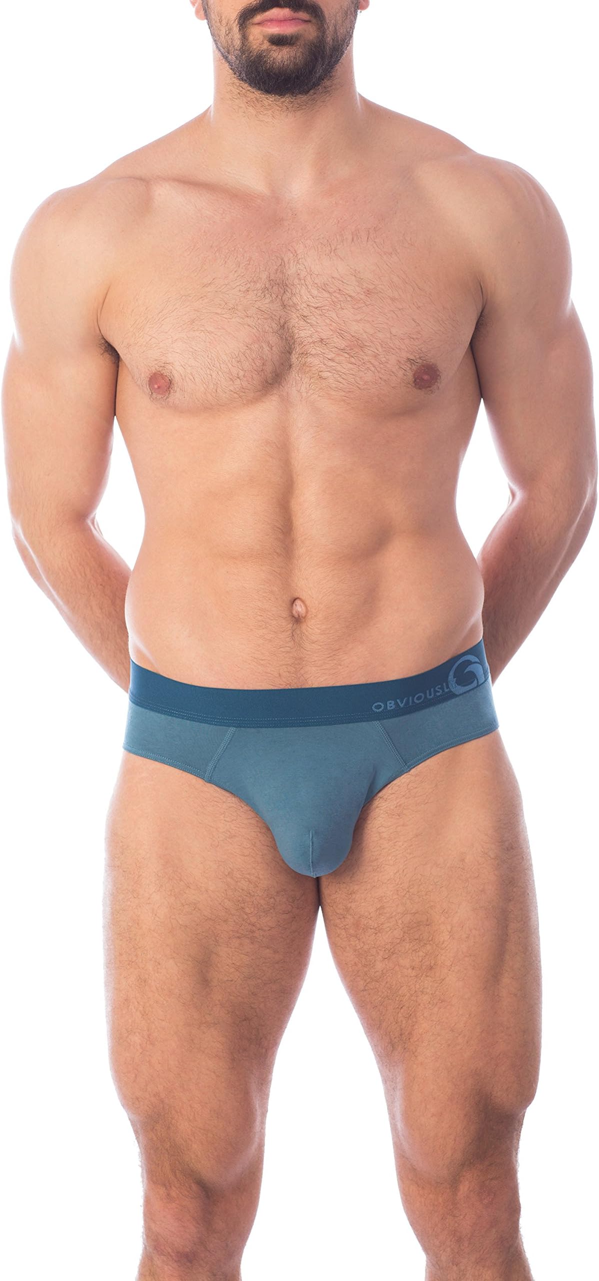Obviously Apparel Downtown Collection - AnatoMAX Brief - Slate - Small