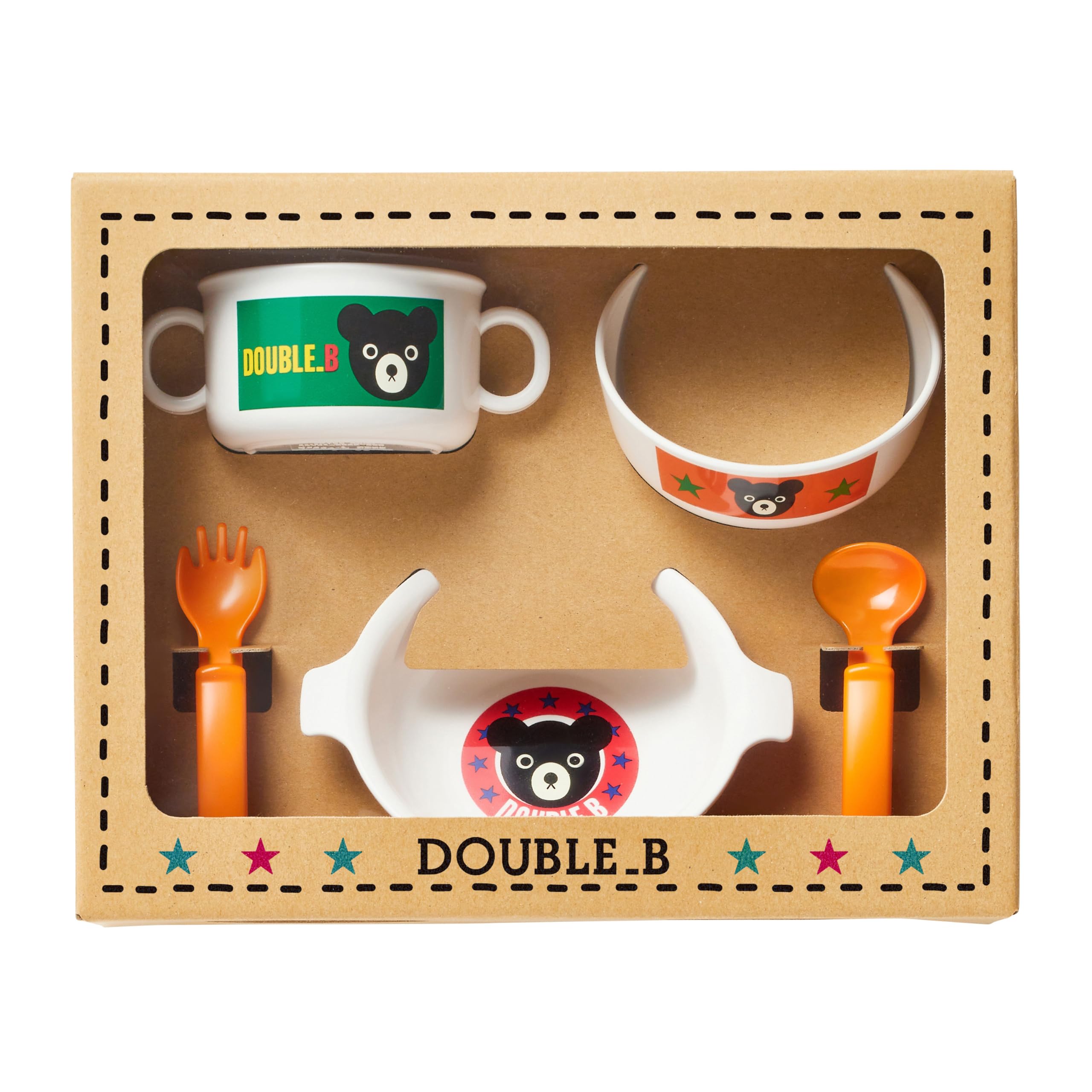 ミキハウス ミキハウスダブルビー テーブルウェアセットの商品画像