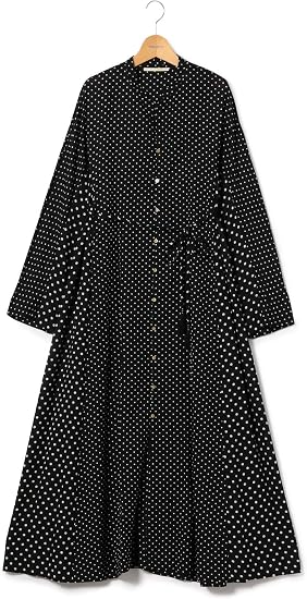 Amazon Co Jp ノーリーズ Nolley S Ne Quittez Pas ヌキテパ プリントガウン 0 0214 5 07 001 38 ブラック系その他4 服 ファッション小物