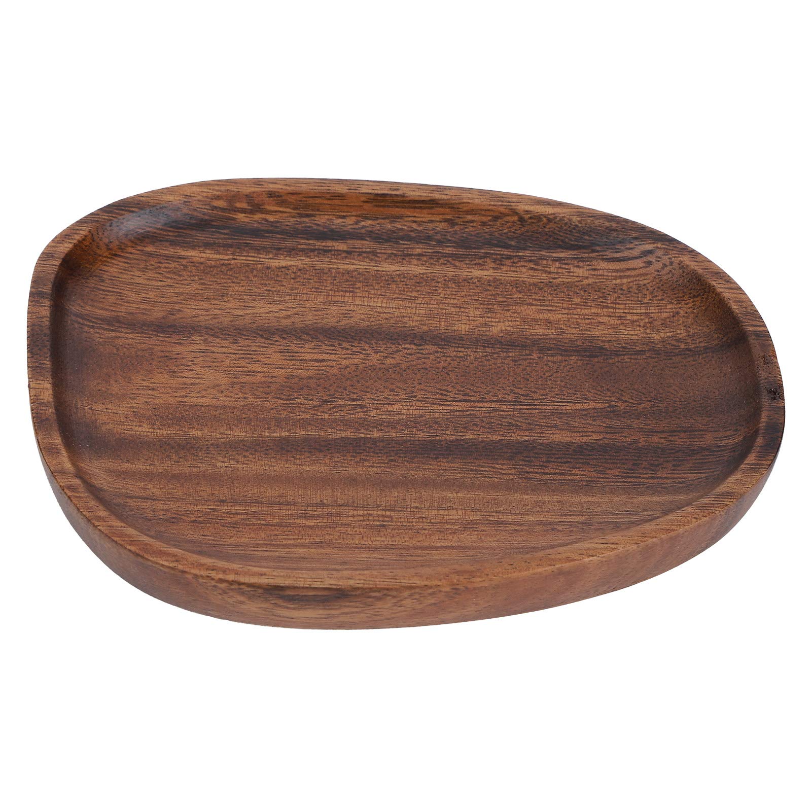 Serving Tray, Wooden Tray, Irregular Snack Fruit Serving Plate for Households, Hotels, Restaurants and Cafes Use, Kitchen Tableware(16 * 13)