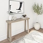 Plank+Beam Solid Wood Console Table, 46 Inch, Sofa Table, Narrow Entryway Table for Hallway, Behind The Couch, Living Room, F