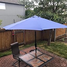 Amazon Com Mastercanopy 7 5ft Patio Umbrella Replacement Canopy Market Table Umbrella Canopy With 8 Ribs 7 5ft Beige Clothing
