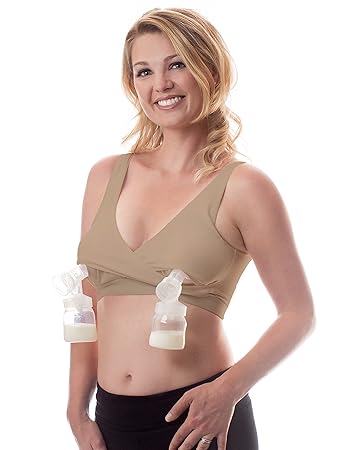 hands free pumping bra