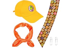 Vifcotlyp 3PCS Scout Costume, Wilderness Explorer Costume Animated Cartoon Movies Character Scout Accessories for Halloween