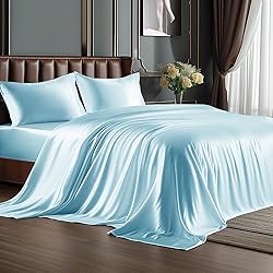 BEDELITE Satin Sheets Twin XL Size Bed Set, Luxury