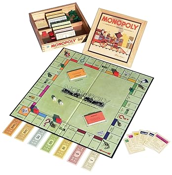 Hasbro Monopoly Nostalgia Gioco Da Tavolo Scatola In Legno