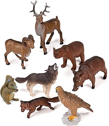 Miniland Animales Del Bosque De Juguete 25126 Amazon Es