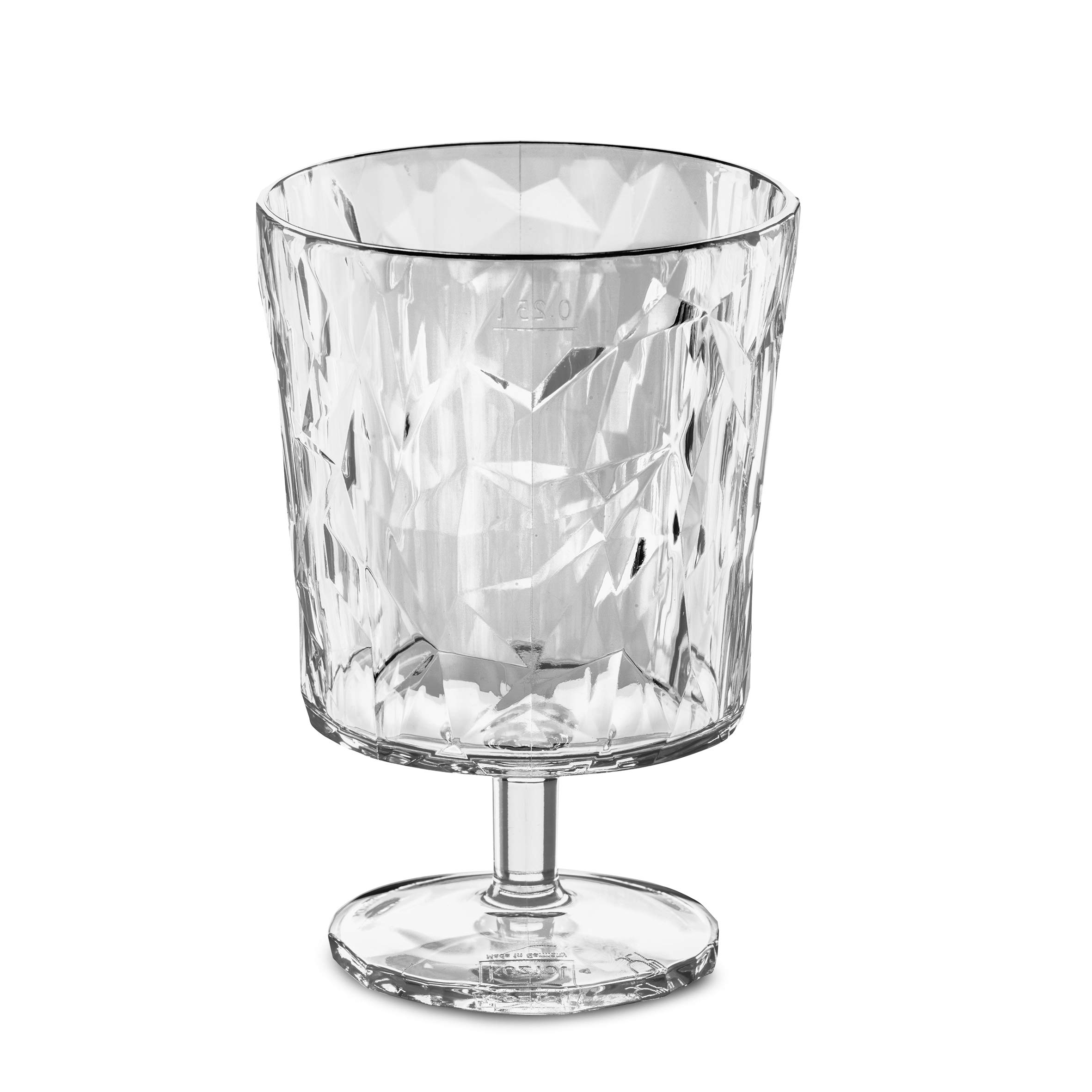 Koziol Crystal 2.0 S Small Goblet Glass 250 ml, Transparent