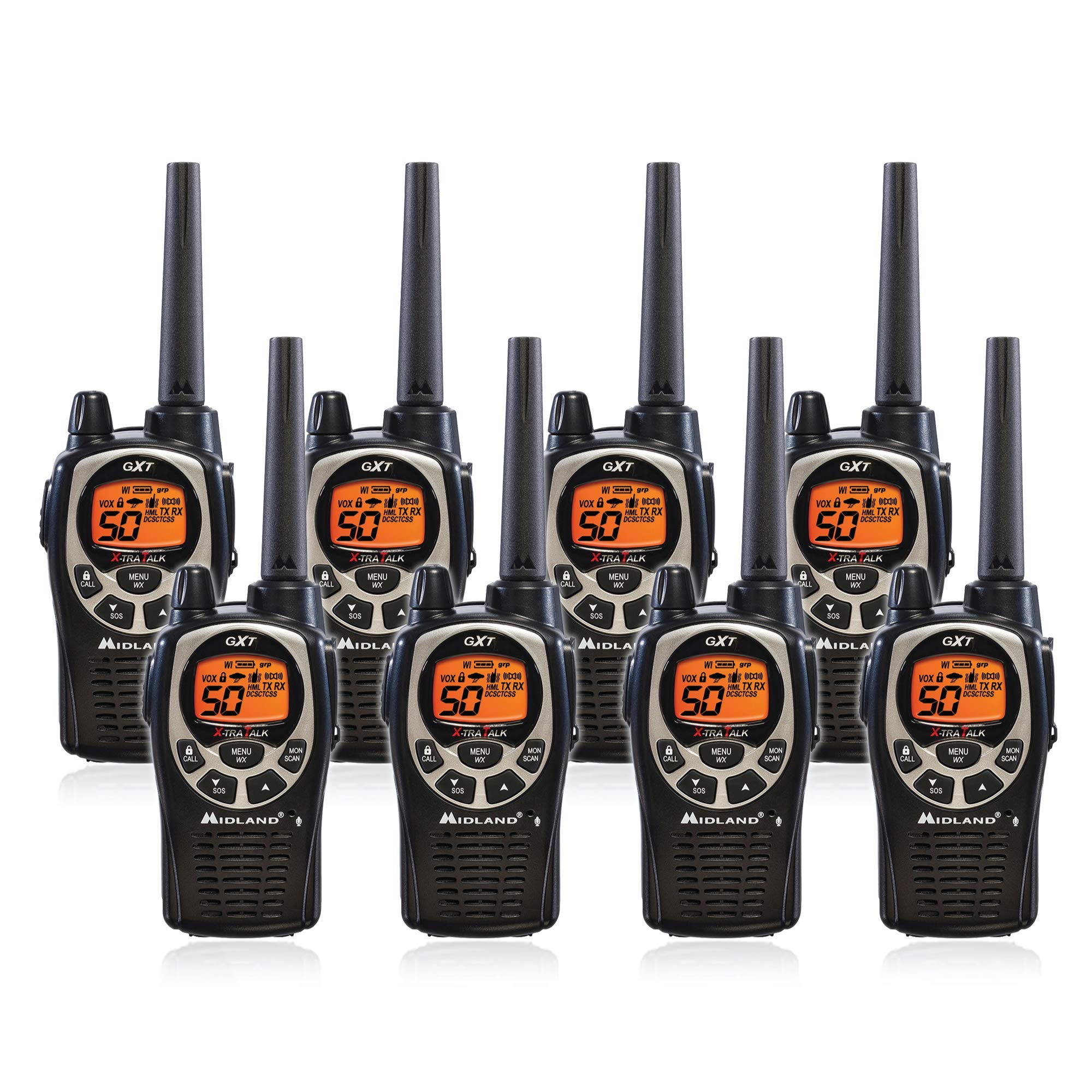 Midland GXT1000VP4 36Mile JIS4 Waterproof 50Channel FRS/GMRS TwoWay