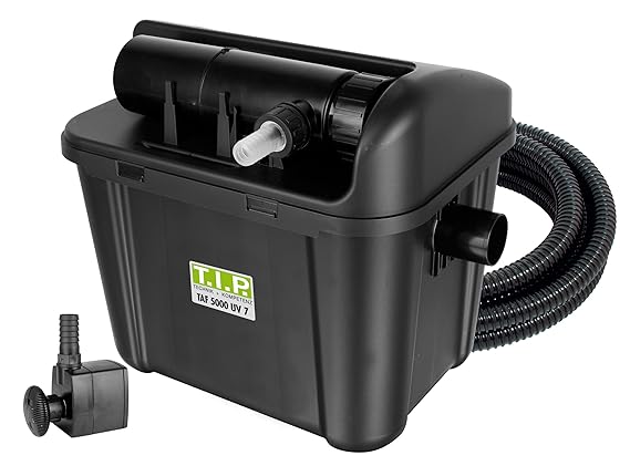 T.I.P. Teichaußenfilter TAF 5000 UV 7, UV-C 7 Watt, für Teiche bis zu 5.000 Liter