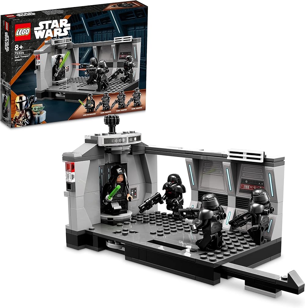 LEGO 75324 Star Wars Dark Trooper Attack Set Mandalorian Luke Skywalker