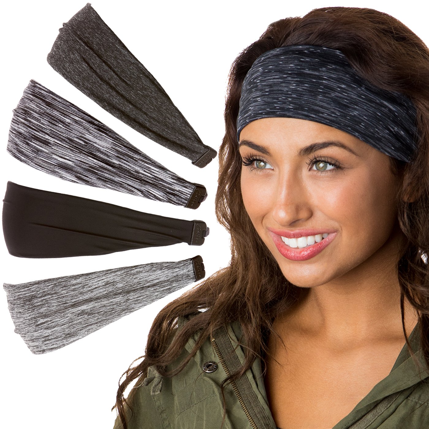 Hipsy レディース Xflex キュートなファッション ヘッドバンド ヘア