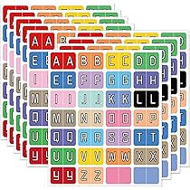 どこでもいっしょ　トロ　イニシャル　クリップ　26個（コンプリート） Amazon.com : Alphabet A to Z 26 Letters Index File Folder
