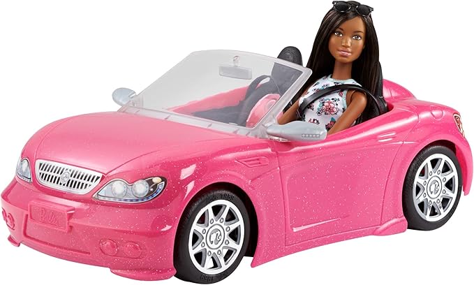 Amazon バービー人形 コンバーチブル車両人形 車 人形 ドール おもちゃ