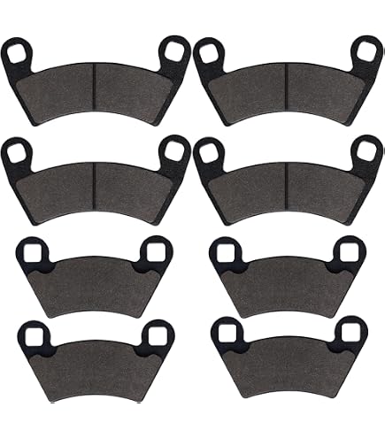 Ceramic Brake Pads Kit 2206025 Front Rear Compatible With Polaris RZR 900/RZR-S 900