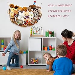 YKBU Stuffy Animal Net for Stuffed Animals Storage