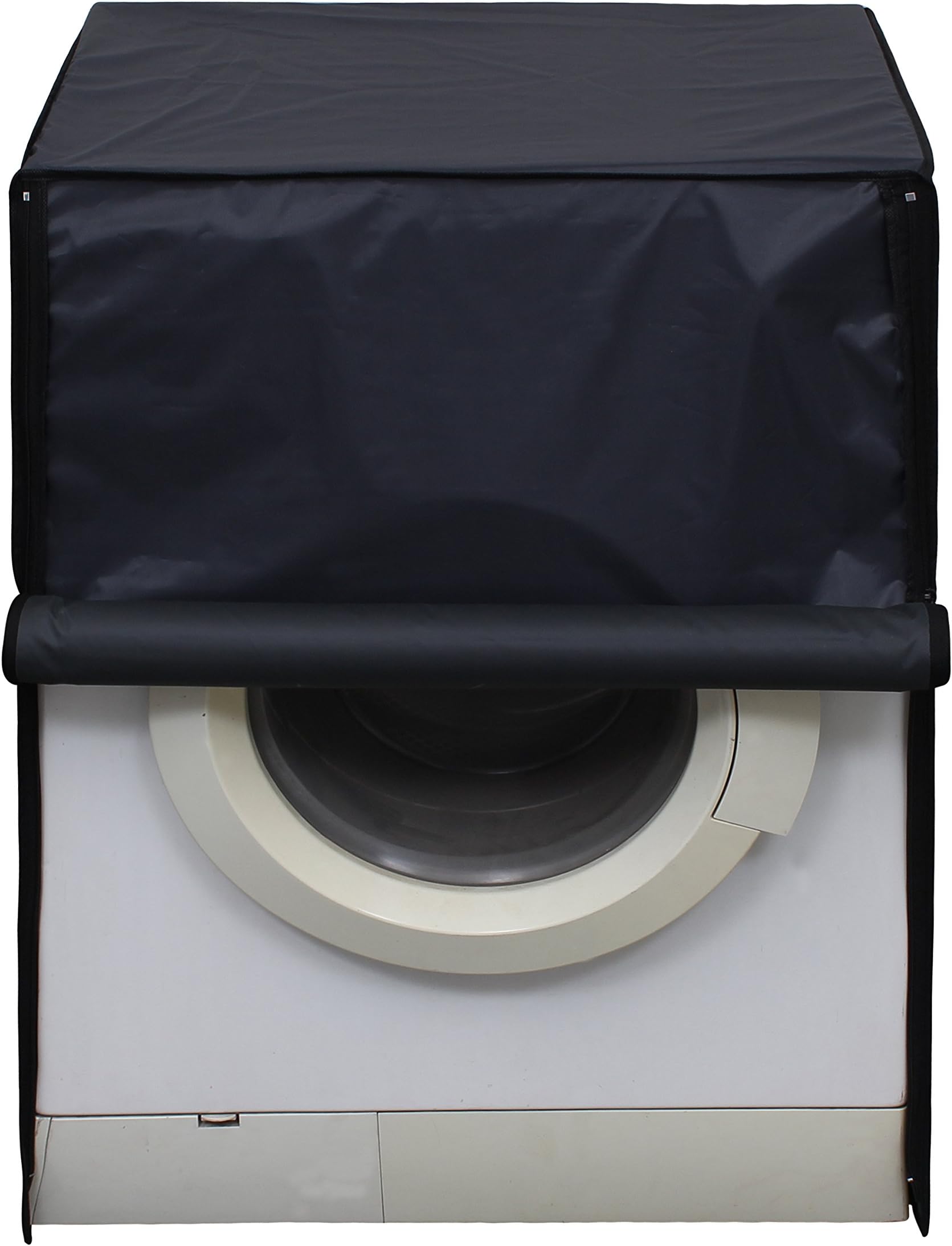 Lithara Dark Grey Washing Machine Cover for Bosch Front Load Washing Machine WAX16160IN 6kg