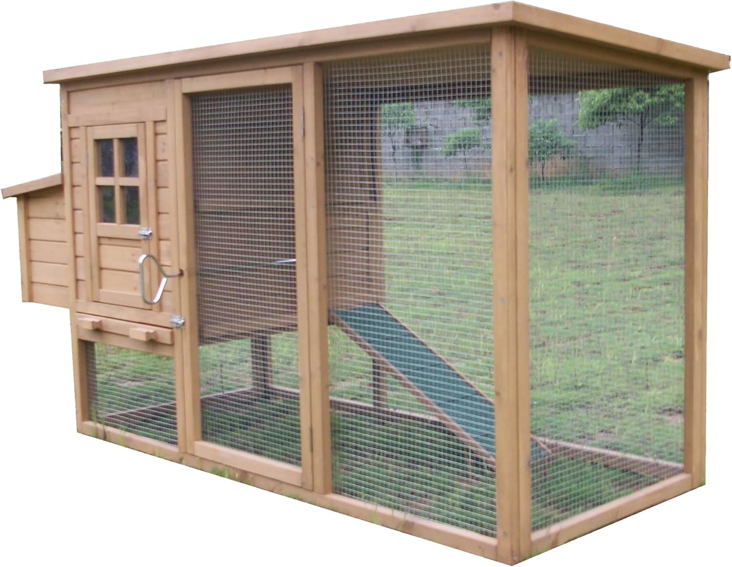 DXH011 Wooden Hen House Chicken Coop Nesting Box & Run Amazon.co.uk