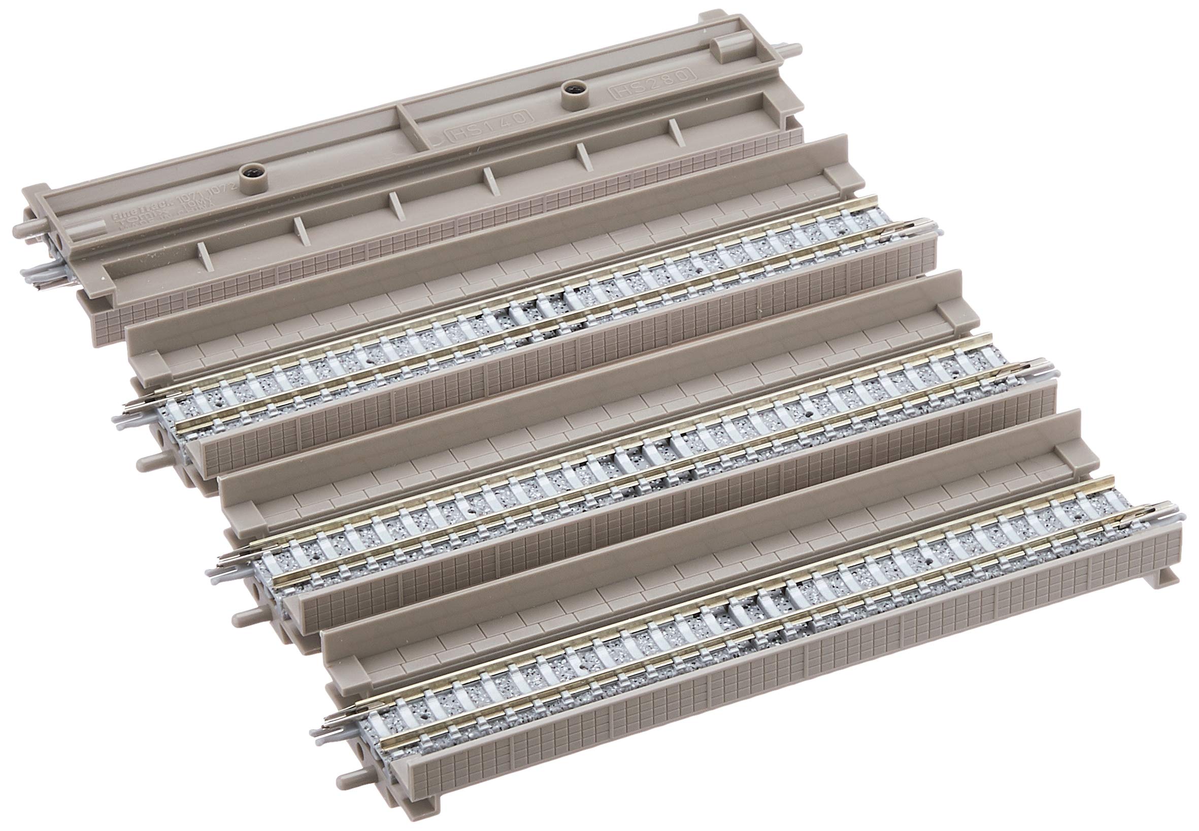 TomyTEC 018216 4 Track Straight in Concrete Viaduct Bed 140 mm Each