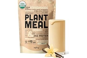 SAPLING Plant Meal Replacement Shake - Vanilla - 25g of Plant Based Vegan Protein Powder, 76+ Organic Superfoods, Vitamins & Minerals, Mushrooms, Super Greens, Digestive Enzymes & Probiotics - 15 Servings