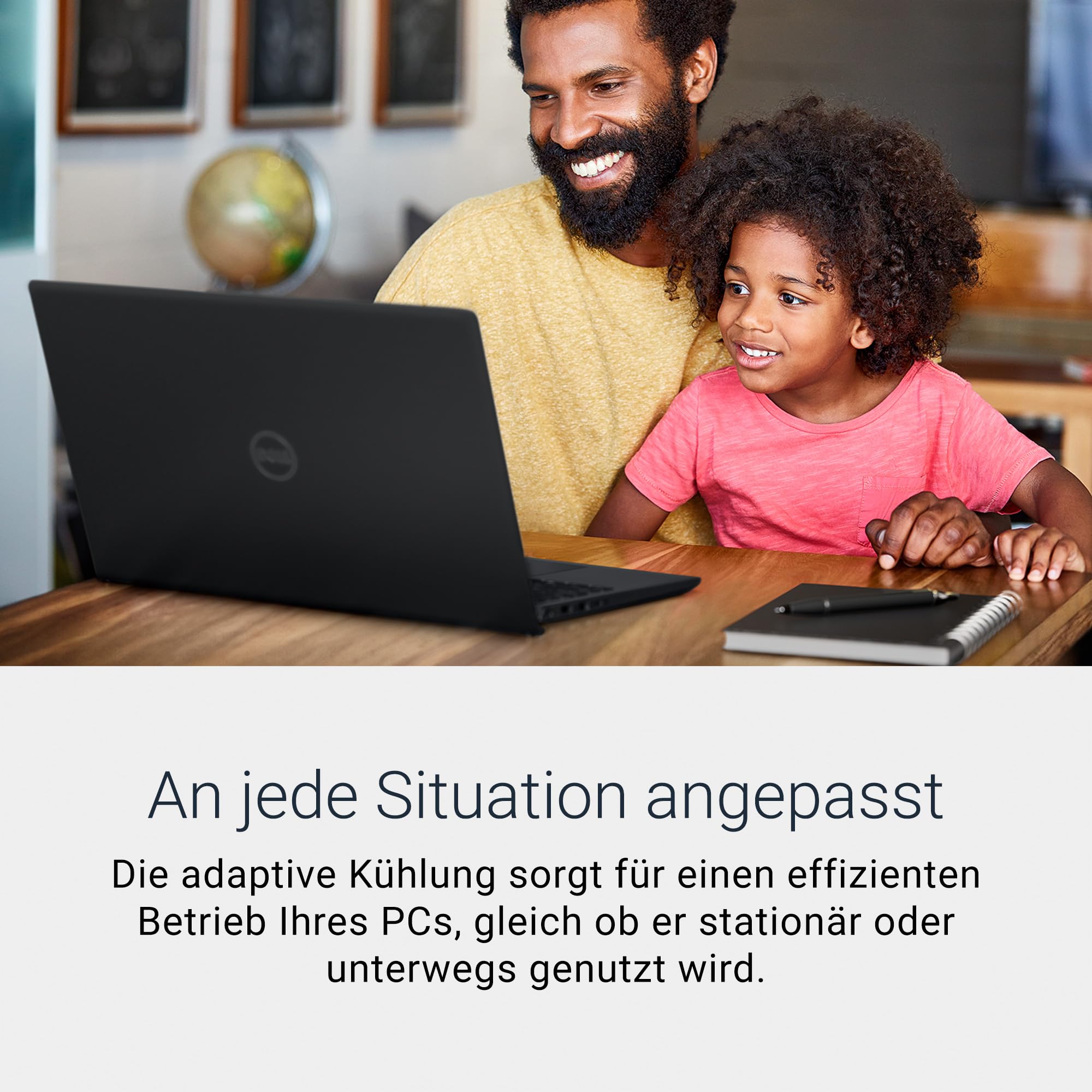 Dell 15 Laptop DC15255 15.6" FHD (1920 x 1080) 120Hz, AMD Ryzen 7 7730U, AMD Radeon Graphics, 16GB DDR4 RAM, 1TB SSD, Windows 11 Home, QWERTZ Backlit Keyboard - Black 5