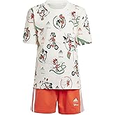 adidas boys Disney Mickey Mouse T-shirt Set