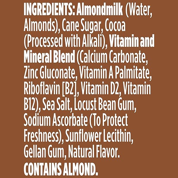 SILK SHELF-STABLE ALMONDMILK SINGLES, DARK CHOCOLATE, DAIRY-FREE, VEGAN, NON-GMO PROJECT VERIFIED, 8 OZ. (PACK OF 18)