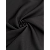 Gabardine Fabric Delight - Premium Fabric by The Yard for Suits, Overcoats, Dresses, Blazers, and More! Versatile Polyester Luxury, 58-60 Inches Wide - Available in 1 Yard Cuts - 1 Yard (Black)