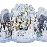 Pop Up Nativity Christmas Cards, 3D Holy Night Nativity, Jesus Christ Birth Scene, Handcrafted Holy Family Decoration, Merry Christmas Gift, Religious Holiday Greeting Card, Notecard & Envelope