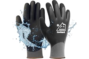 OriStout Waterproof Winter Work Gloves for Men and Women, Touchscreen, Freezer Gloves for Working in Freezer, Thermal Insulat