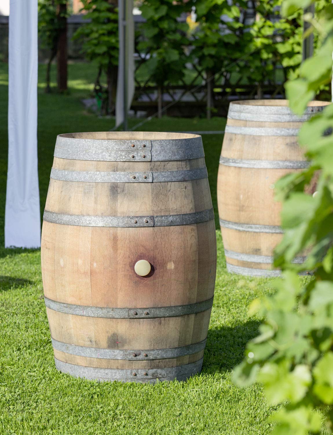 Barril Mesa En Madera De Roble Con 225 Litros Natural con Barril Mesa En Madera De Roble Con 225 Litros Natural con