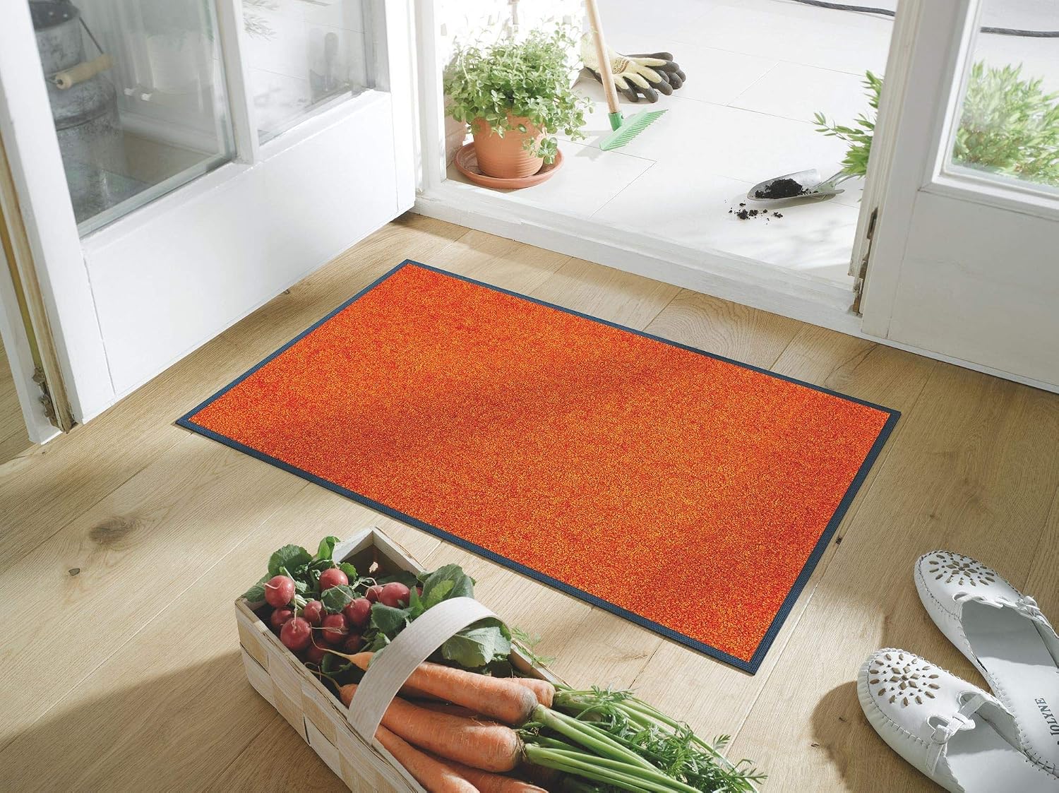 wash+dry Doormat Burnt Orange 50x75 cm orange, 052586, 50 x 75 cm (Rectangular) - Image 4