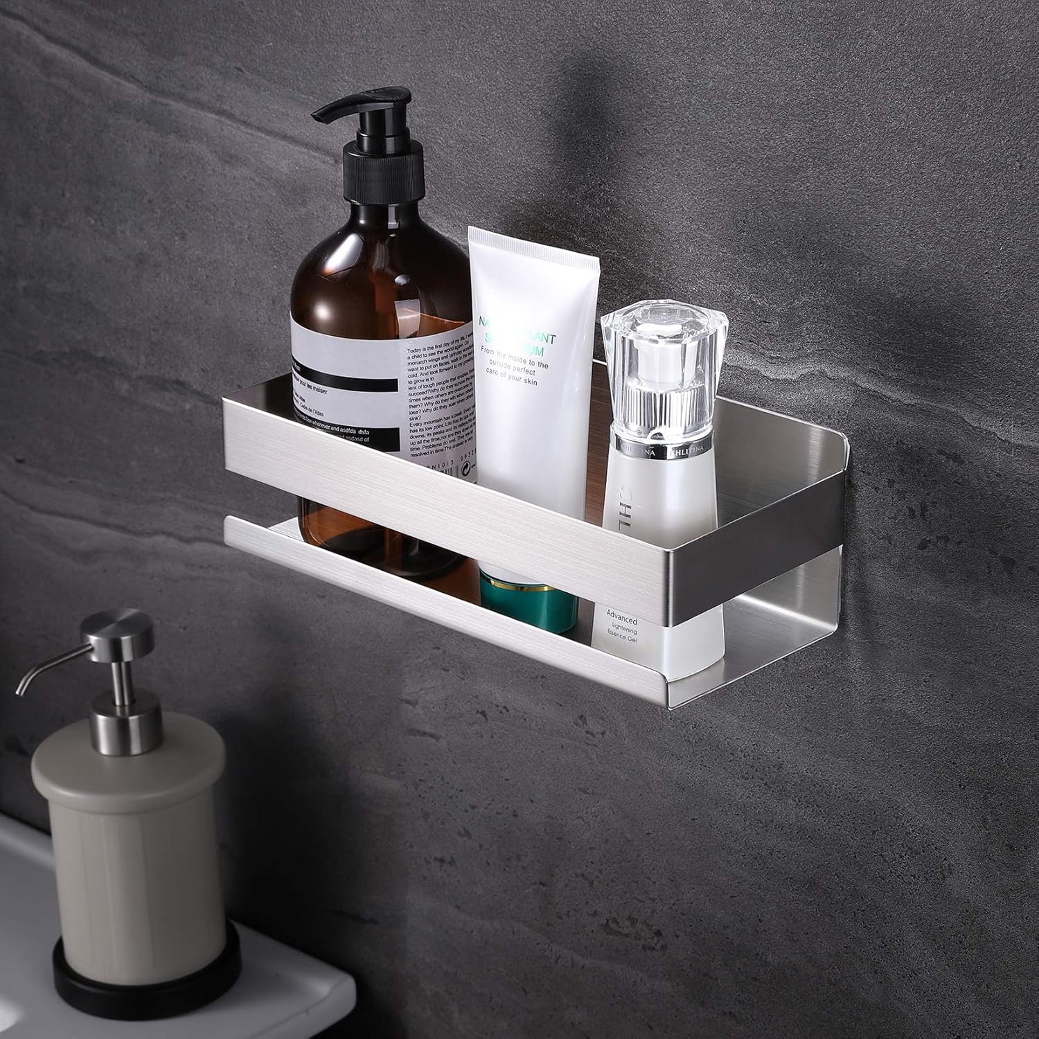 Taozun Shower Shelf, Self Adhesive Bathroom Shelf Shower Caddy