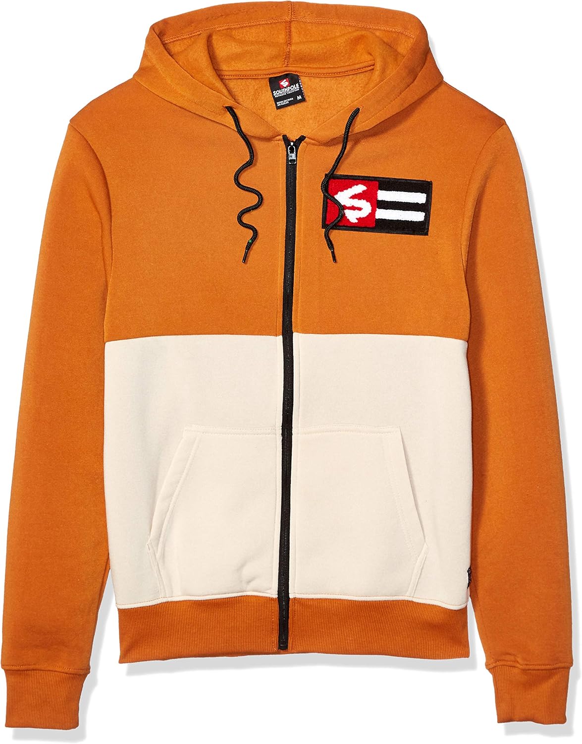 Southpole Men's Fleece Full Zip Sweatshirt: Clothing