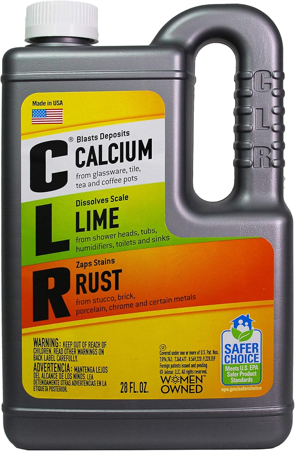 CLR Calcium, Lime & Rust Remover, Biodegradable, 28 Oz