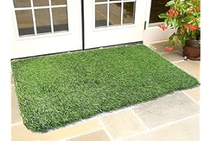 Sisosu Synthetic Grass Turf 2' x 3' - 40mm Professional Dog Grass Mat - Self Draining Mat - Outdoor Turf Carpet - Polypropylene Fake Grass - Grass Rugs - Artificial Rugs for Family and Pets