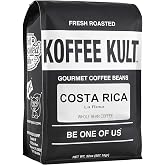 Koffee Kult Costa Rican Honey Processed Coffee - Medium Roast Single Origin Coffee Beans 100% Arabica Specialty Coffee Whole Bean (32oz)