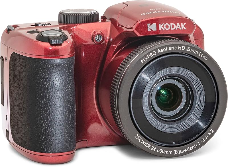 KODAK Pixpro Astro Zoom AZ255 16 MP 25X Optical Zoom 1080p Red