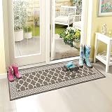 SHACOS Runner Rug Non Slip 50x150 cm Hallway Narrow Kitchen Rug Brown view 5