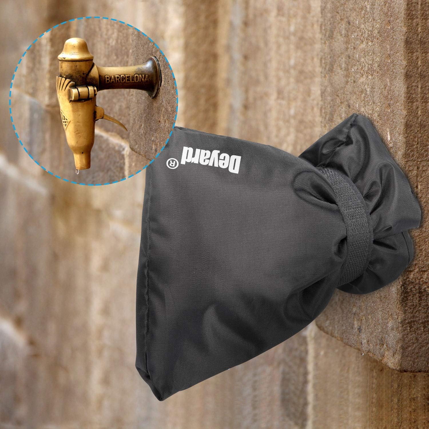 Deyard Outdoor Faucet Cover Socks Faucet Freeze Protection Socks for Winter Outside Antifreeze Tap Cover [2pcs] : Garden & Outdoor