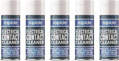 HitlineUK 5X 200ML Electrical Contact Cleaner Spray Amp Guitar Hi-Fi Switch