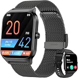 Popglory Smart Watch 1.85 inch Heart Rate Blood Pressure 110+ Sports