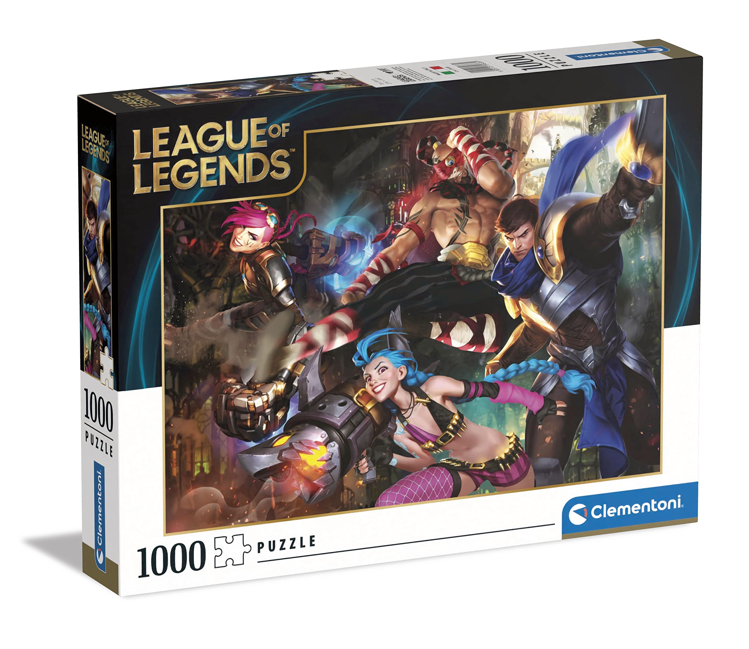 Clementoni - 39668 - Puzzle League Of Legends - Jigsaw Puzzle 1000 Pieces, Made In Italy, Jigsaw Puzzle For Adults