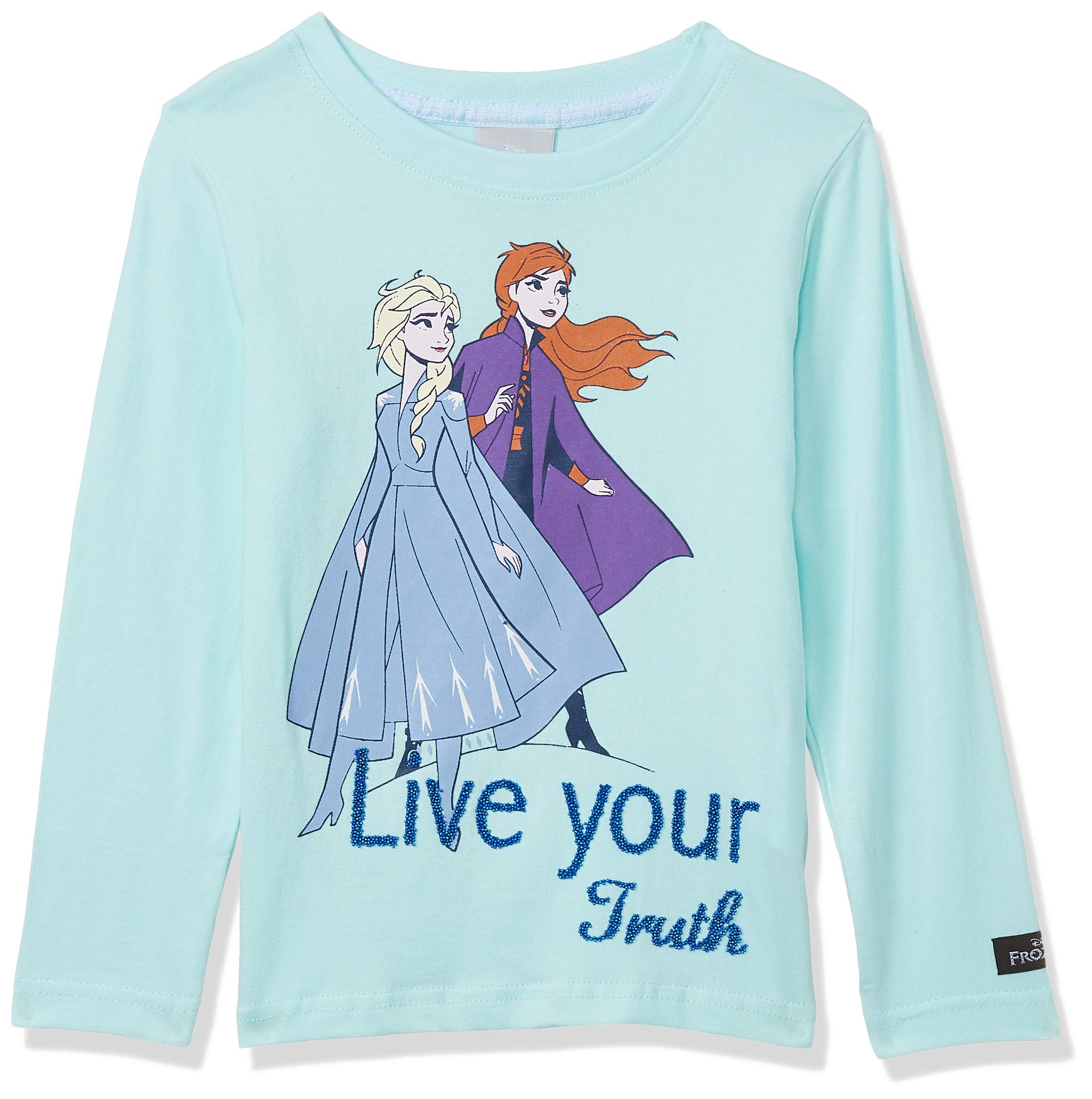 Disney Girl's Disney Frozen Girl's Long Sleeve T shirt T-shirts