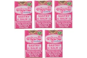 Sastry balm Ayurvedic Painbalm (Pack of 5)- 12 gms each