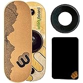 Whirly Board - Wide Standing Desk Balance Board with Standing Desk Mat and Stabilizing Ring - Anti-Fatigue Balance Board for Standing Desks