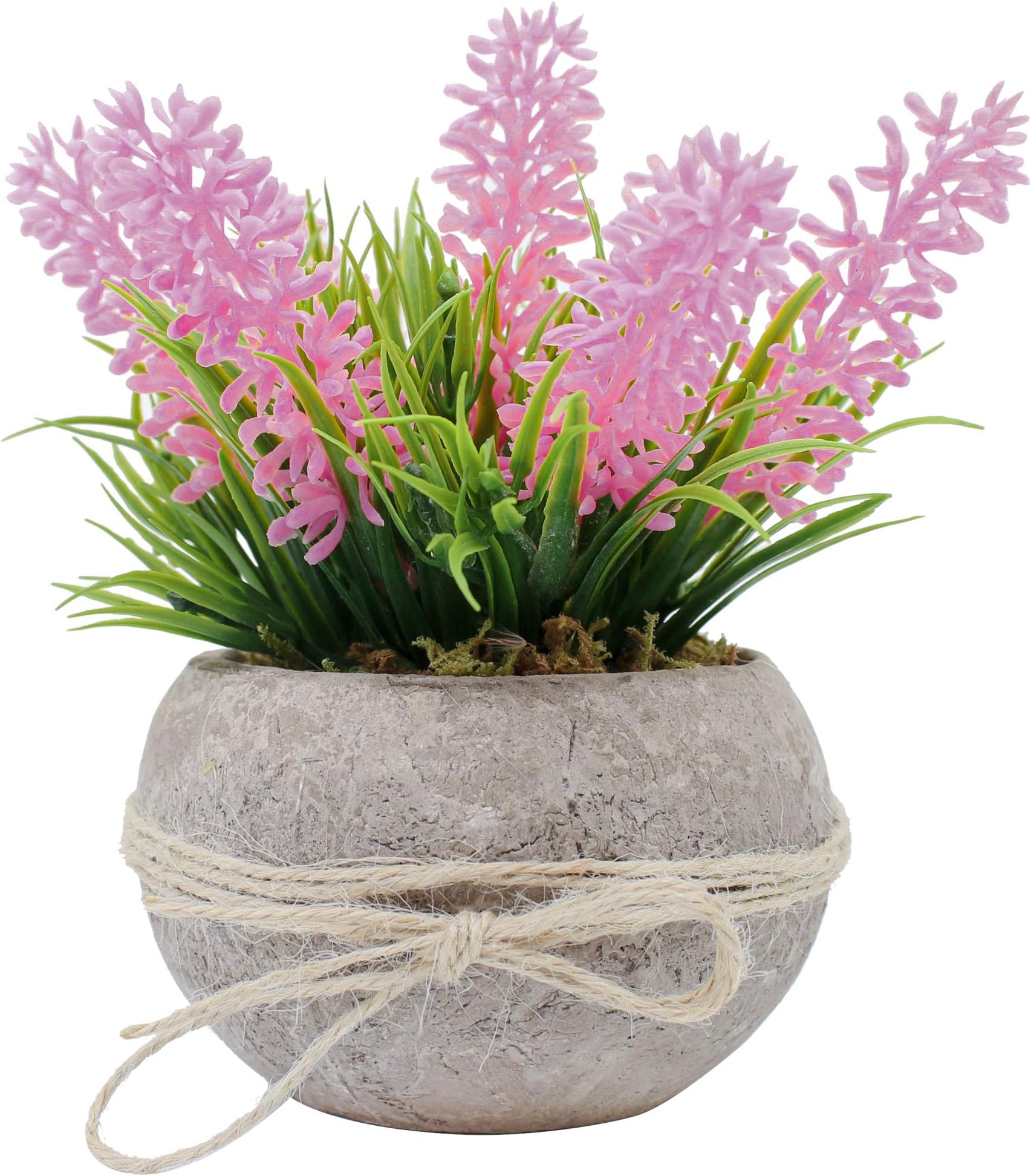 Ezra Decorative Plants Single Piece Artificial Potted Plants – Mini Plants Farmhouse Decorations – No Water, Low Maintenance – Highly Realistic Design – Ideal for Bathroom, Office, Home (Single)