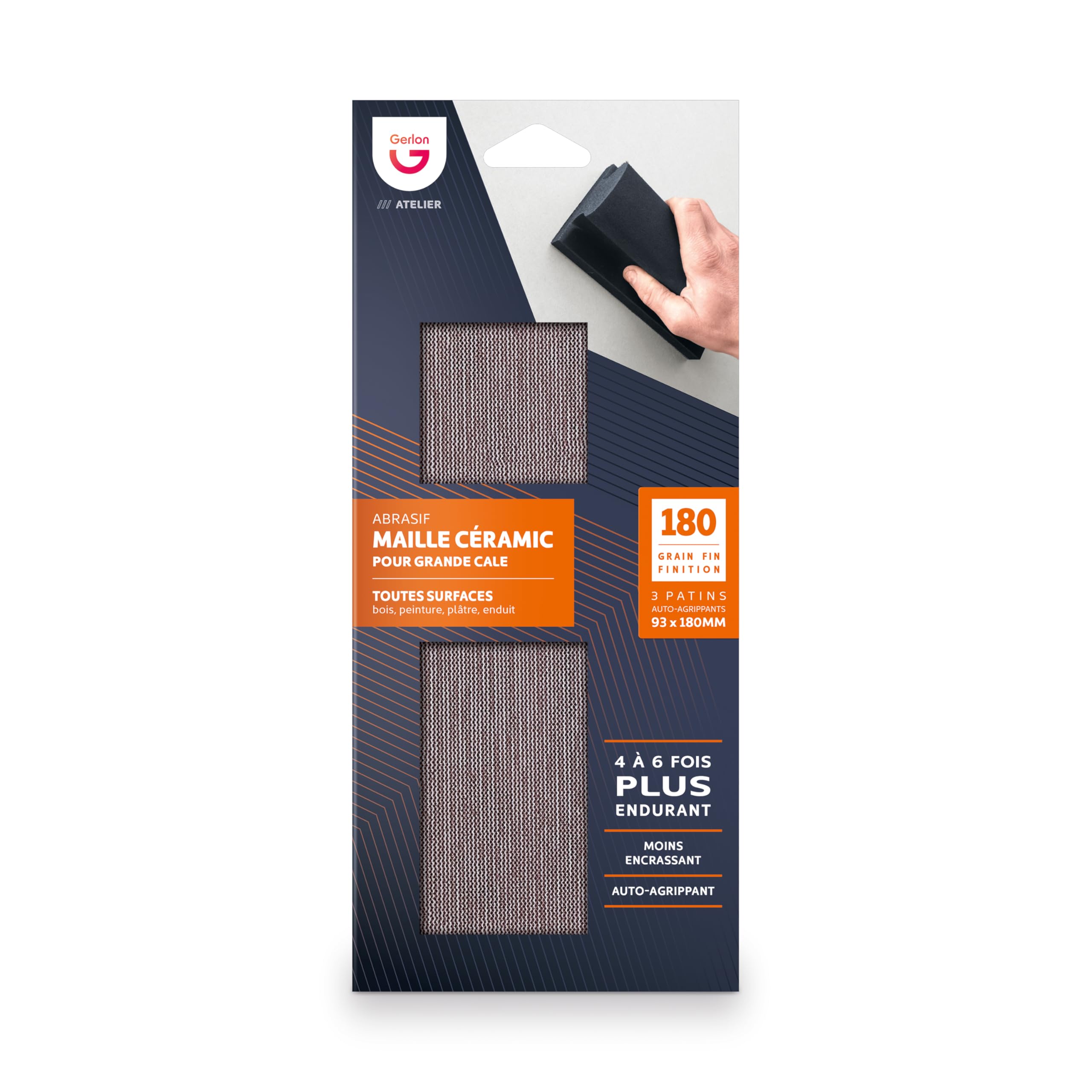 3 Ceramic Mesh Abrasives 93 x 180 Fine (180 Grit) – Sanding